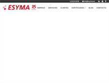 Tablet Screenshot of esyma.net